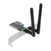 Scheda di rete wireless PCI-E 300 Mbps Adattatore per scheda WLAN PCI Express WIFI con antenne per PC Accessori per computer 2T2R