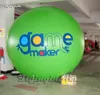 Pallone gonfiabile verde personalizzato dell'elio che annuncia l'impulso di galleggiamento dell'aria del PVC per l'evento all'aperto