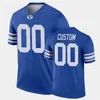 NCAA BYU Custom Brigham Young Cougars Jersey de football 1 Zach Wilson 39 Jake Oldroyd 12 Puka Nacua 25 Tyler Allgeier 3 Jaren Hall 18 Gunner Romney 16 Baylor Romney