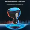 Y50 TWS trådlöst blutooth 5.0 hörlurar hörlurar brusavbrytande headset hifi 3d stereo ljudmusik in-ear öronsnäckor för Android iOS