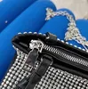 디자이너 크리스탈 숄더백 여성 패션 핸드백 고급 브랜드 체인 크로스 바디 여성 완전한 핸드백 지갑 지갑