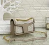 Sacs à main de créateur de mode, sacs à bandoulière avec chaîne en métal doré pour femmes, sac à main à rabat, sacoche à bandoulière