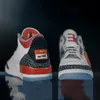 Wizards Jumpman 3 3S Мужские баскетбольные туфли темный радуж