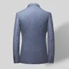 Marca macho terno blazer alta qualidade botão único masculino jaqueta de manga longa impressão vintage ternos de luxo vestido formal de luxo 220409