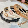 Women Casual Style Heads Bascher Designer Letter Band Band Spring Summer Elastic Hairhoop Solido Colore gioiello