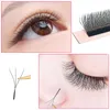 Falska ögonfransar gudinna W Form Eyelash Extension 3D Premade Volume Fan Lashes Style Yy Faux Mink Natural6292225