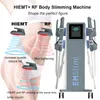 Krachtige HIEMT RF EMSLIM Vormen Machine EMS Electromagnetische stimulatie Bouw spieren Body Contouring Vet Burning Device