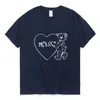 Mitski Sweetheart Bear T Shirt for Women Men Hip Hop Trend Harajuku T-shirt Short Sleeve 100% Cotton White Round Neck Tee Shirt 220708