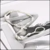 Chevillets bijoux perle étoile de mer chaîne de cheville de cheville de cheville plage de mariage pied nuit chaînes sandales pour les femmes livraison de drop 2021 lbaq8