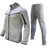 トラックスーツメンズデザイナー2022カジュアルスポーツスーツパーカーパンツ男性用ジョガーセット2個のレター印刷服
