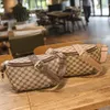 Designer Fanny Pack for Women Clucth Borse Crossbody torace Bag della pausa BASSE IN BASSE KHAKI Portafoglio di marca di lusso340M