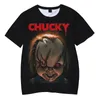 Film horror Gioco da ragazzi Chucky 3d Stampato t Shirt Uomo Donna Estate Moda Casual Divertente T-shirt Hip Hop Streetwear Tee Tops 220411