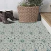 Funlife 20x300cm Adesivo per pavimenti in legno vintage bianco verde venato adesivo adesivo impermeabile per la casa adesivo da parete per bagno cucina 220510