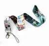 Cartoon Spyxfamily Anime Keychain Ribbon Lanyards for Keys ID Card Phone Stems Hanging Rope Lariat Studenter Badge Holder