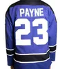 C26 NIK1 Męskie Retro Martin Payne Morris Brown College Hockey Jersey Niestandardowy dowolny numer i nazwisko