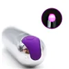 Ricarica USB Forte prodotto sexy per adulti Vibratore a pallottola Forma vibrante a 10 velocità Stimolatore per massaggio del punto G del clitoride impermeabile
