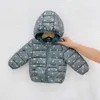 Muababy Unisex Winter Casual Jacket Hooded Warm Jacket Autumn Light Soft Toddler Boys And Girls Clothes Parka Baby Sweaters J220718