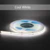 COB LED Strip Light DC 12V 24V 8mm 384 SMD High Density Flex LED Tape Light FOB Linear Ribbon Stripe 3000K 4000K 6000K