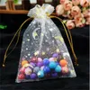 7x9cm Colorful Organza Bags Jewelry Packaging Bags Wedding Favor Gift Bags Drawstring Pouches GC1450266a