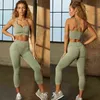 Новая сексуальная нить длинные короткие рукава йога Top Fitness Женщины управляют спортивными леггинсами брюки.