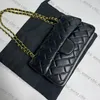 Designer Clutch Flap Boy CF Shoulder Bag Luxury Classic Lambskin 19 Woc New Style Leather Women's Men Tote Bag Crossbody Bags Channel Diamond Lattice Plånbok Handväska