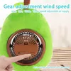 Summer New Personality Small Fan Frog Ddoll Doll Bed Electric Fans Portable Table Fan wholesale