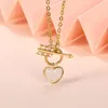 Ketens maansteen hart cirkel pijl kettingen hangers boho sieraden roestvrijstalen bruiloft ketting collier femme bijoux