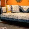 Chaves de cadeira capa de sofá europeia toalha moderna não deslizante boêmia bocal de assento de assento canto tapetes de canto geométrico Floral Stripe 1pcs 220906