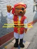 Costume della bambola della mascotte Costume della mascotte dell'orso pirata marrone Mascotte con un cieco per gli occhi Formato adulto Personaggio dei cartoni animati Vestito operato n. 104 Nave libera