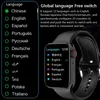 2.0 بوصة سوار الساعات الذكية ULTRA 9 رجال النساء مشاهدة 8 45mm NFC Bluetooth Call اللاسلكي شحن GPS Tracker Litness Sport Watches لساعات Android iOS