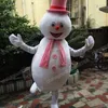 Performance Snowman Mascot Costume Halloween Christmas Fancy Party Dress Cartoon Character Outfit Suit Carnival Unisex Adults Outfit