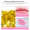 Hudvård 10st skönhet super läpp plumper rosa kristall kollagen läpp mask lappar fukt rynka ance koreansk kosmetika