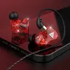 Kopfhörer QKZ SK7Tingshengs Handy-Ohrhörer Headset In-Ear-Stereo-Kabelgesteuertes Headset-Überwachungs-Headsets für Mobiltelefone