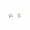 Stud Trend Korean Clover Crystal Earrings for Women's Light Luxury Wedding Party Jewelry Gift AccessoriesStud Moni22