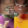 Crystal Letter Pendant For Women Zircon Birth Year Gold Chain 1996 1997 Initial Choker Jewelry