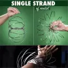 Magiczny przepływowy pierścień zabawki Kinetic Spring Funny Outdoor Game Intelligent Spinner 3D Arm Aductive Stress Relief Toy Fidget Ee