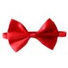 Pet Bow Tie Dog Cat Neck Collar Adjustable Solid Color Bowtie Dogs Collars Fashion Pets Grooming Accessories pet Supplies