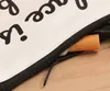 Partihandel 19cmx15cm Blank Canvas Zipper Pencil Bag Fodral Pen Peues Bomull Kosmetiska Väskor Makeup Väskor Mobiltelefon Koppling RRA13019