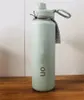 LL-0516 710ML Water Bottle Vacuum Yoga Fitness Bottles Straws Stainless Steel Insulated Tumbler Mug Cups with Lid Thermal Insulation Gift Cup