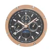 Montre de Luxe Mens Automatic Mechanica Movement Watch Black 42 مم كامل من الفولاذ المقاوم للصدأ الياقوت سوبر Luminous