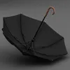 OLYCAT manche en bois parapluie fort coupe-vent grand golf pluie s hommes cadeaux noir grand long paraguay extérieur 220426