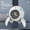 5Holes Sci-Fi Mecha kabarcık makinesi elektrikli açık müzik üfleme kabarcıkları uzay gemisi yaz partisi oyuncak çocuk hediyeleri açık 220718