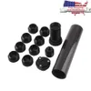 8.9''L 1.85''OD carbon fiber tube 1/2-28 or 5/8-24 aluminum Cups for engine mounts Kit With jig