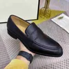 Men Black Dress Shoes Designer Matte Patent Real Leather Luxury Summer Party Loafers for Business Party With Box