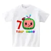 Camisa personalizada Regalo familiar Camisa de cumpleaños Fiesta para niños Nombre personalizado Camiseta Niños Niños Ropa para niños Papá Mamá Trajes de fiesta 220531