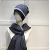 Men Women Scarves and Hats Classic Fashion Sets Outdoor Winter Wool Beaniess Hat Scarf6438699