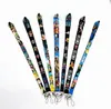Factory price 100pcs One Piece Cartoon Anime Lanyard Key Chain Neck Strap Key Camera ID Card Badge Phone String Pendant Party Gift Accessories Wholesale