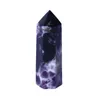 Dekorativa föremål Figurer Natural Crystal Healing Stones Tower Wands Purple Brecciate Points for GiftsDecorative