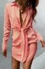 V-deck Soft Satin Satynowa sukienka nocna fioletowa biała sukienki różowa letnia bodycon sukienka kobiet 2022 impreza pomarańczowa seksowna mini sukienka