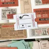 Gift Wrap 27st Retro Tickets klistermärken för scrapbooking Happy Planner/ DIY Crafts/ Card Making DecorationGift